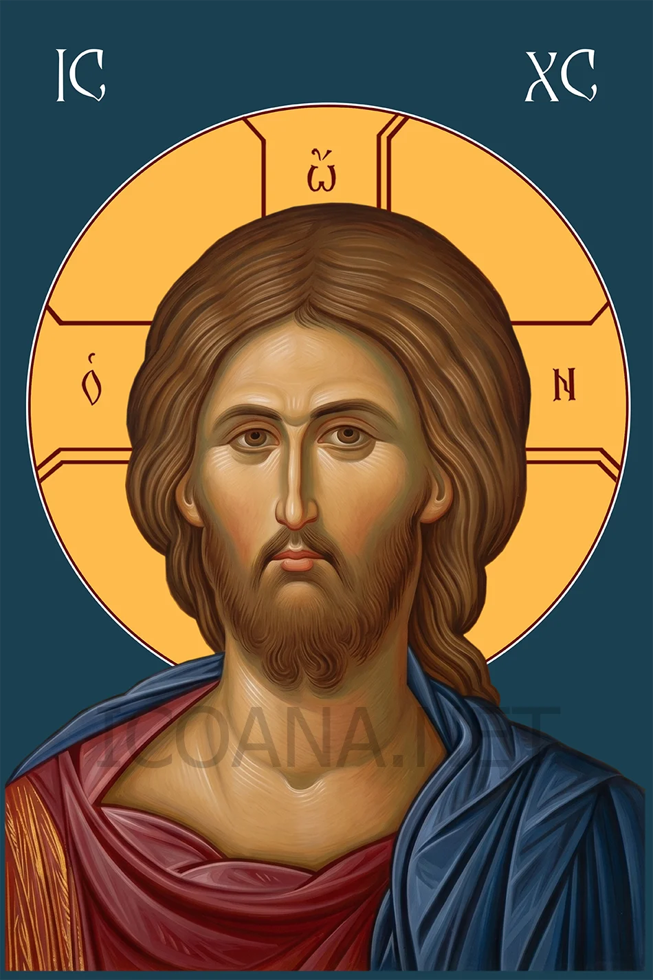Icoana Domnului nostru Iisus Hristos Cel Blând și Smerit cu Inima