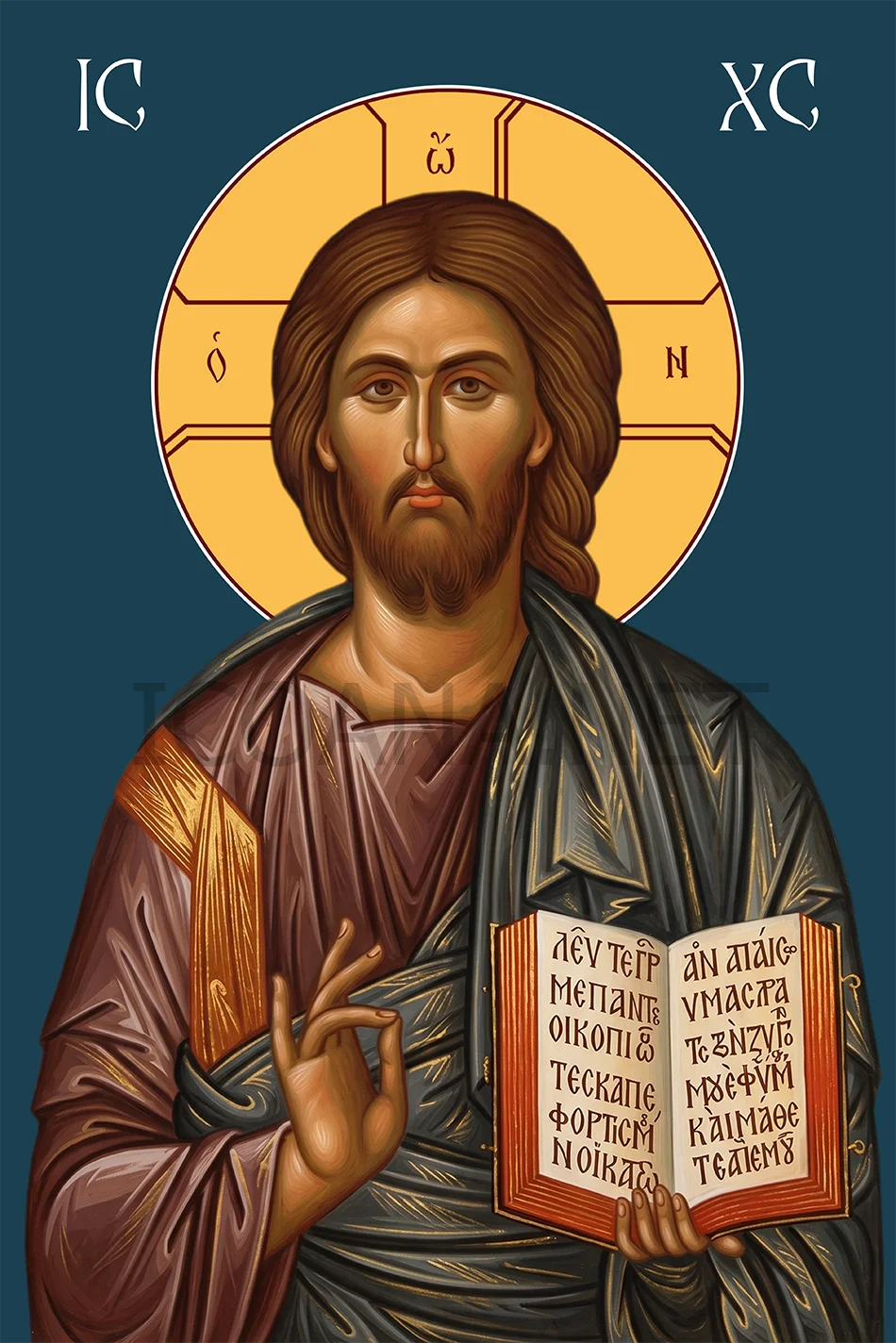 Icoana Domnului nostru Iisus Hristos Cel care vede tot