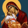 Icoana Maicii Domnului Glykofilousa, Dulcea Sărutare