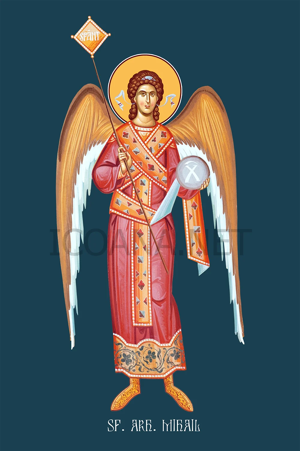Icoana Sfântului Arhanghel Mihail (în picioare)