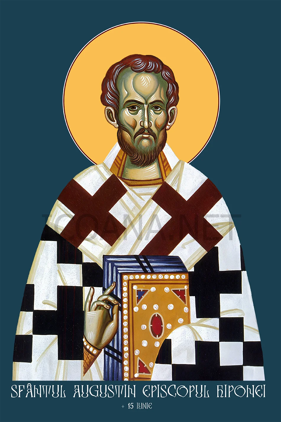 Icoana Sfântului Augustin Episcop de Hipona