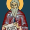 Icoana Sfântului Cuvios Antonie de la Iezerul Vâlcii