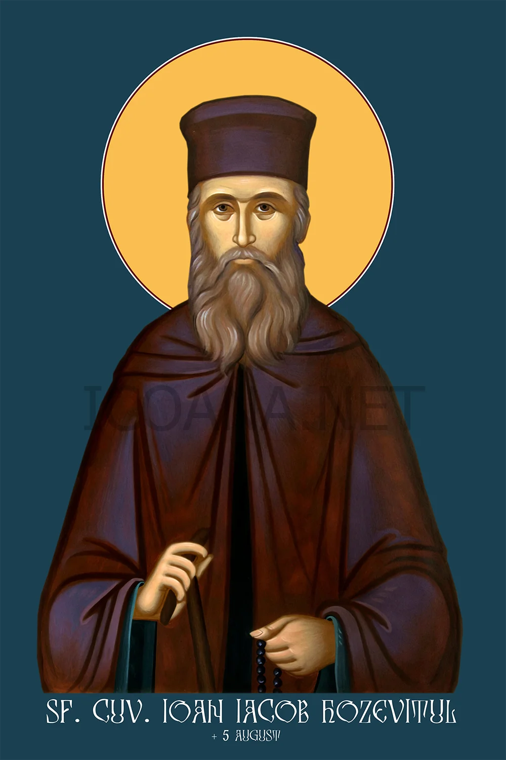 Icoana Sfântului Cuvios Ioan Iacob de la Neamț