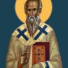 Icoana Sfântului Ierarh Ambrozie Episcopul Mediolanului