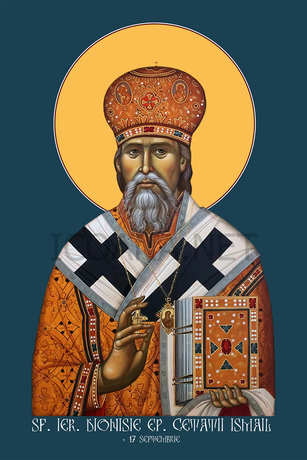 Icoana Sfântului Ierarh Dionisie Episcopul Cetății Albe - Ismail