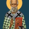 Icoana Sfântului Ierarh Fabian episcopul Romei