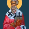 Icoana Sfântului Ierarh Modest, Patriarhul Ierusalimului