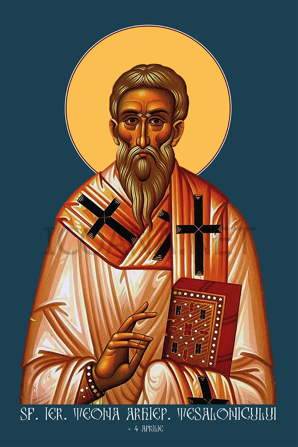 Icoana Sfântului Ierarh Teona, Arhiepiscopul Tesalonicului