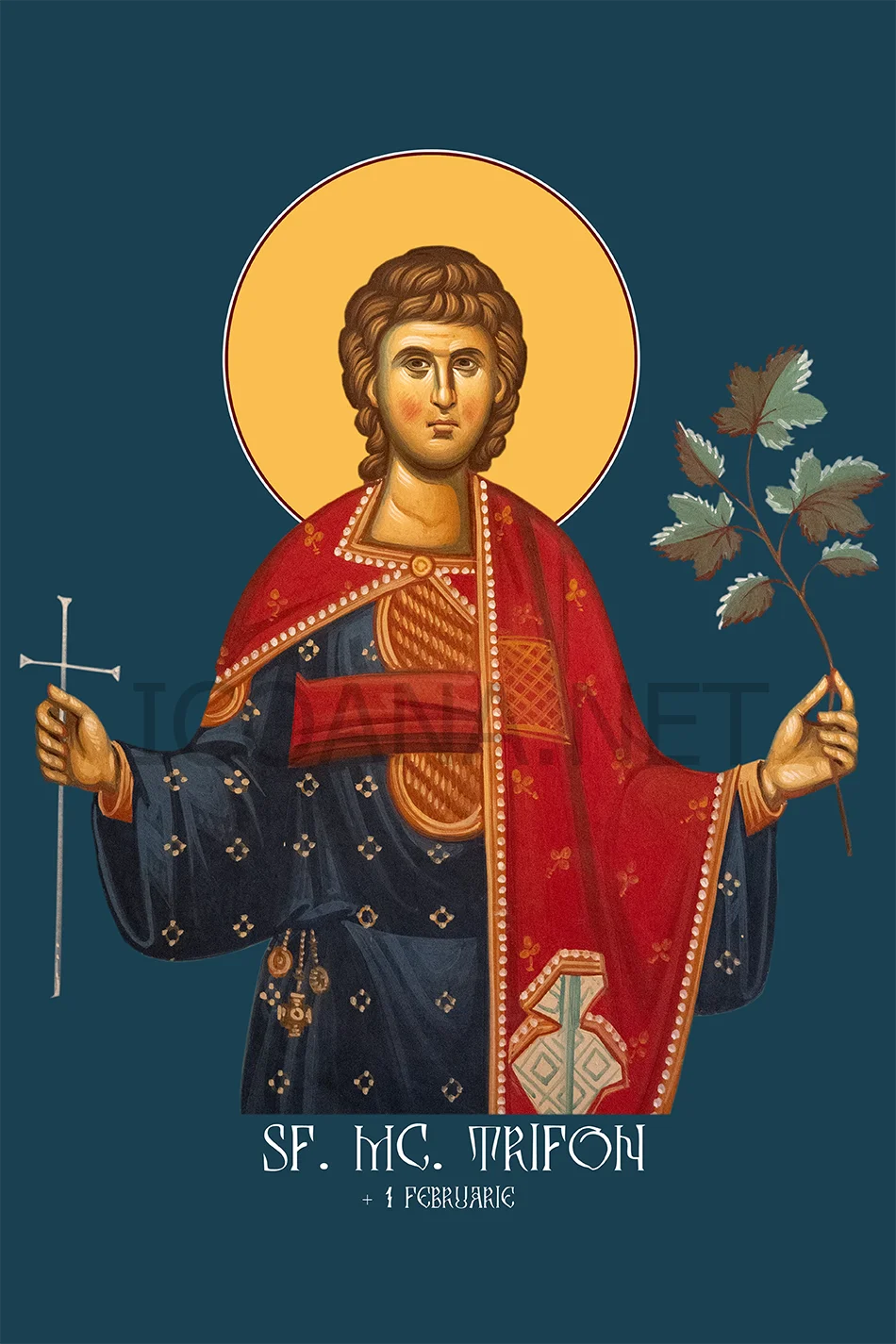Icoana Sfântului Mucenic Trifon