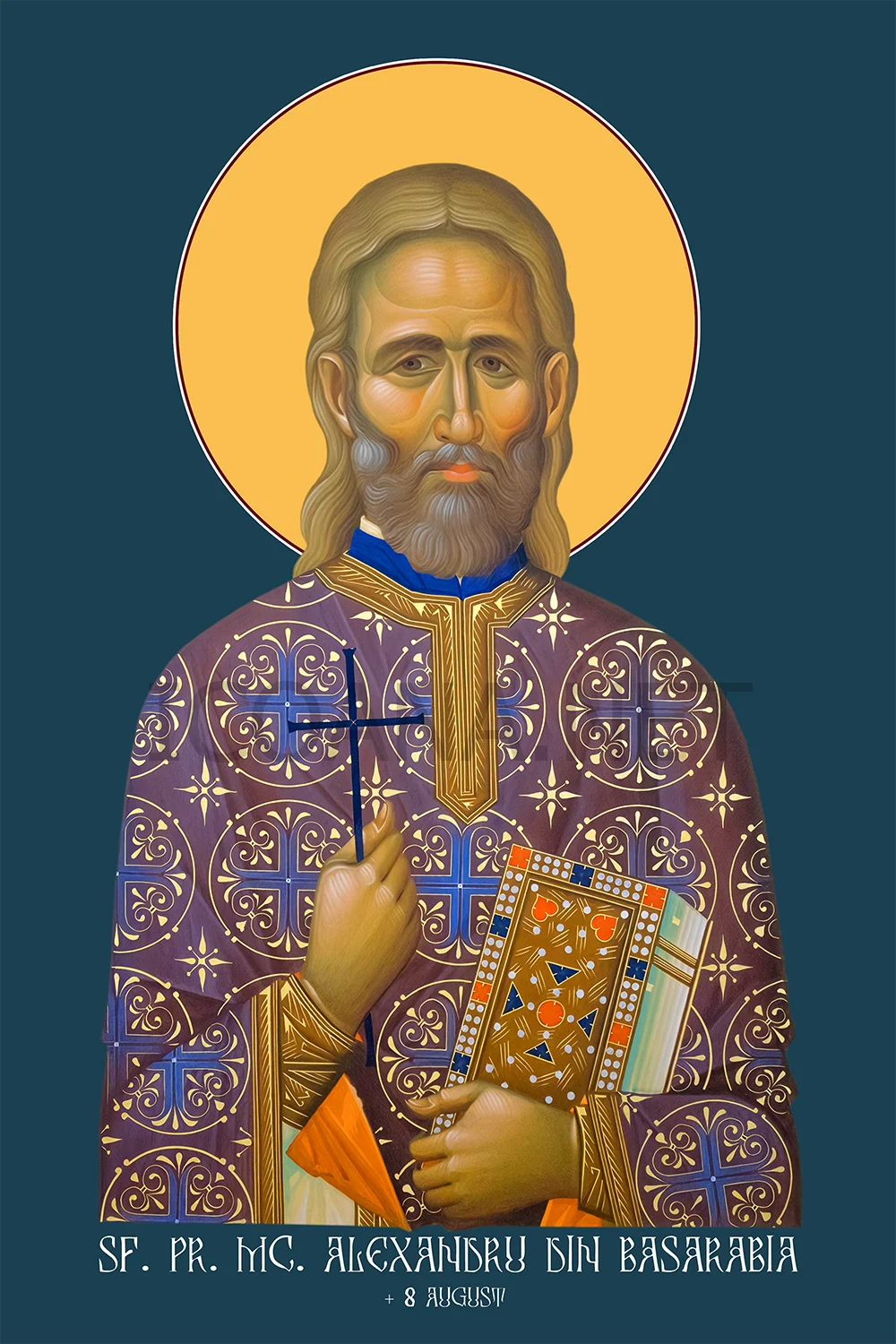 Icoana Sfântului Preot Mucenic Alexandru din Basarabia