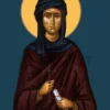 Icoana Sfintei Cuvioase Macrina, sora Sfântului Vasile cel Mare