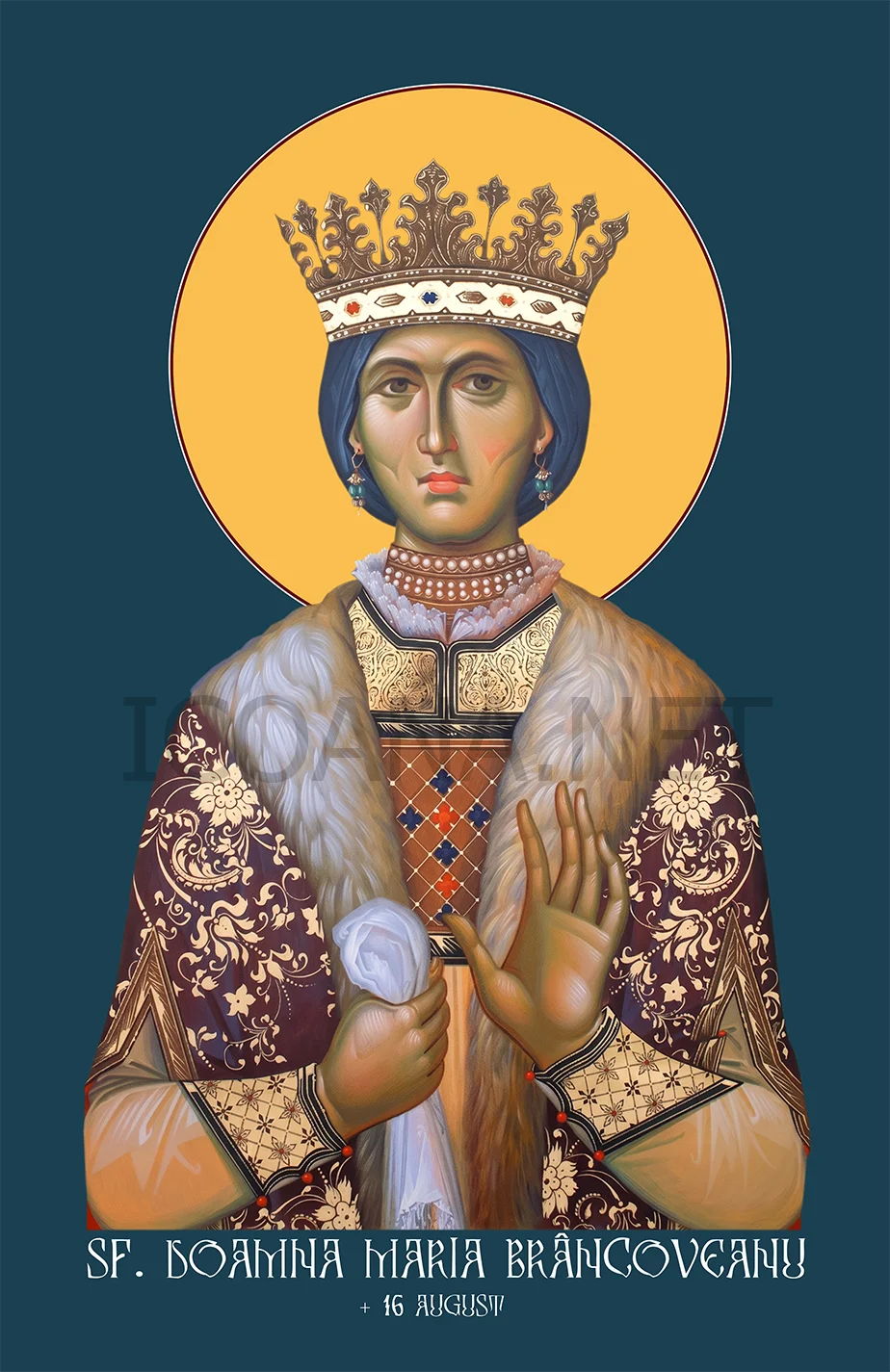 Icoana Sfintei Doamne Maria Brâncoveanu