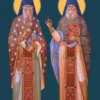 Icoana Sfinților Cuviosi Cleopa și Paisie de la Sihăstria